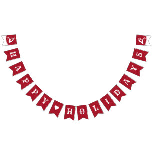GLAD HELG som bunting banret Vimplar
