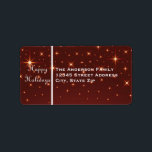 Glad helg Stars - adressetikett<br><div class="desc">Glad helg Stars - adressetikett</div>