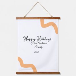 Glad helg svarta orange namn, år spiral