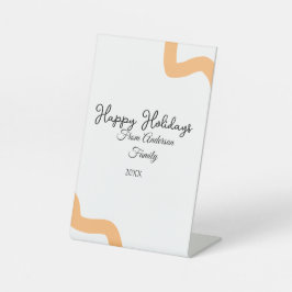 Glad helg svarta orange namn, år spiral