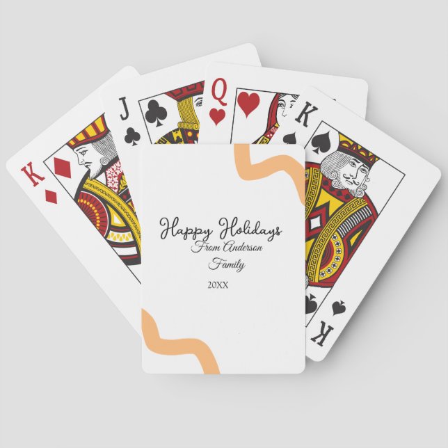 Glad helg svarta orange namn, år spiral casinokort (Baksidan)