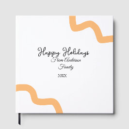 Glad helg svarta orange namn, år spiral gästböcker