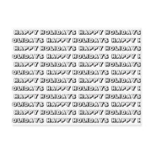 "Glad helg" svartvit