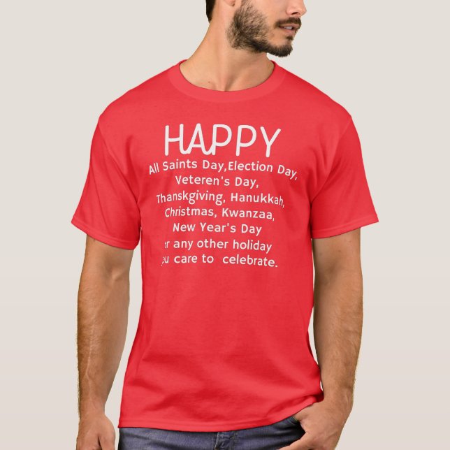 Glad helg T-Shirt (Framsida)