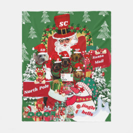 Glad helg Throw Ull Fleecefilt