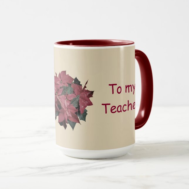 Glad helg till min lärare mugg (Framsida höger)