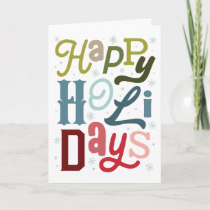 Glad helg-typografi, design © GraphicLoveShop Kort