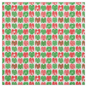 Glad helg Ugly jul Sweater Mönster Tyg