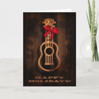 "Glad helg" Ukulelekort Helgkort