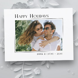 Glad helg unika, moderna, minimala foto för Stil Vykort