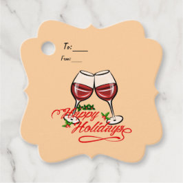Glad helg Vin Gåvor Etiketter
