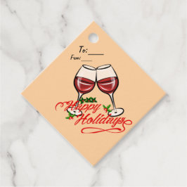 Glad helg Vin Gåvor Etiketter