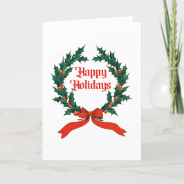 Glad helg Vintage Holly-julfransen