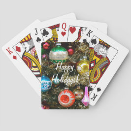 glad helg! Vintage-julprydnader Casinokort