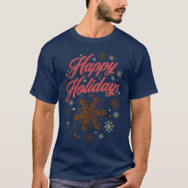 Glad helg Vintage Snowflake T Shirt