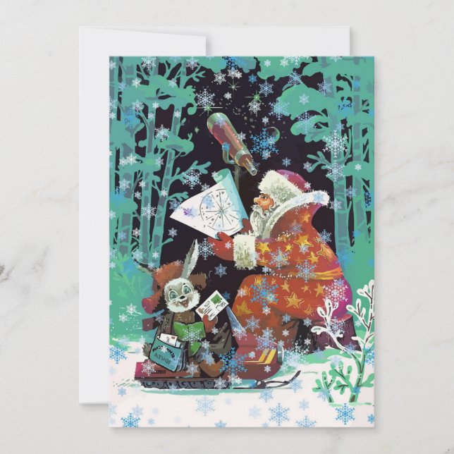 GLAD HELG | Vintage Tittar vid Stars Santa (Framsida)