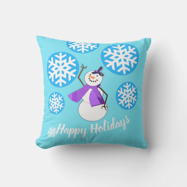 GLAD HELG | Vintervänner3 | Kudde (Framsida)