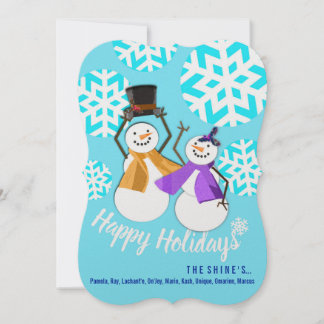 GLAD HELG | Vintervänner | Helgdag kort