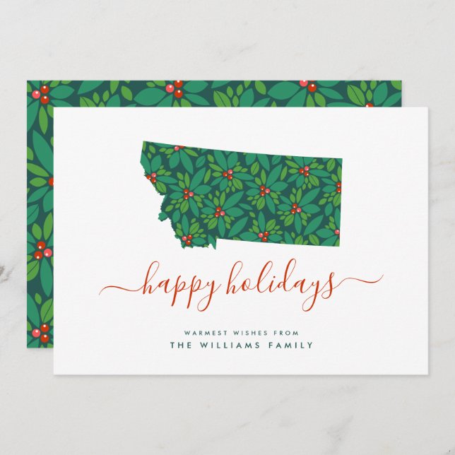 GLAD HELG Warm Önskemål från Montana (Fram/baksida)