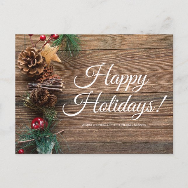 Glad helg, Warm Önskemål Helg Vykort (Framsida)