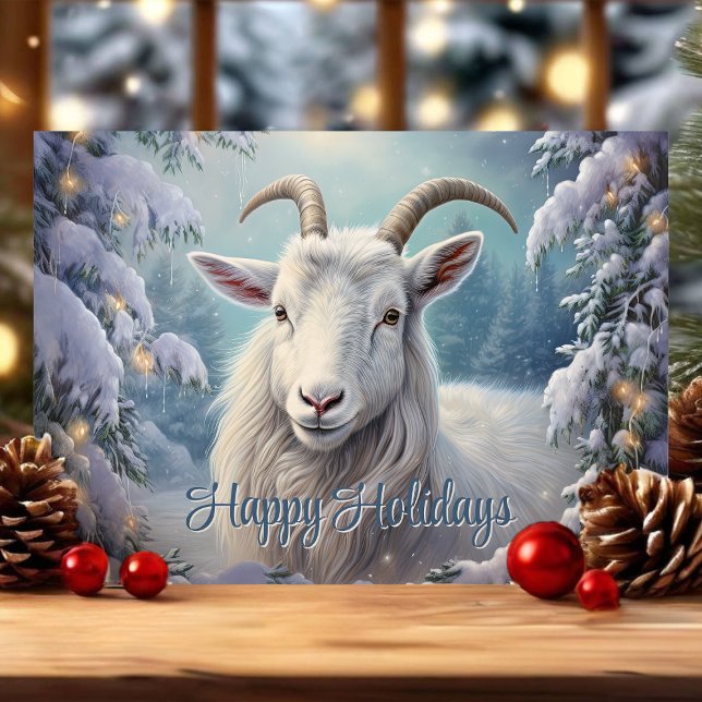 Glad helg Winter Goat jul (Skapare uppladdad)