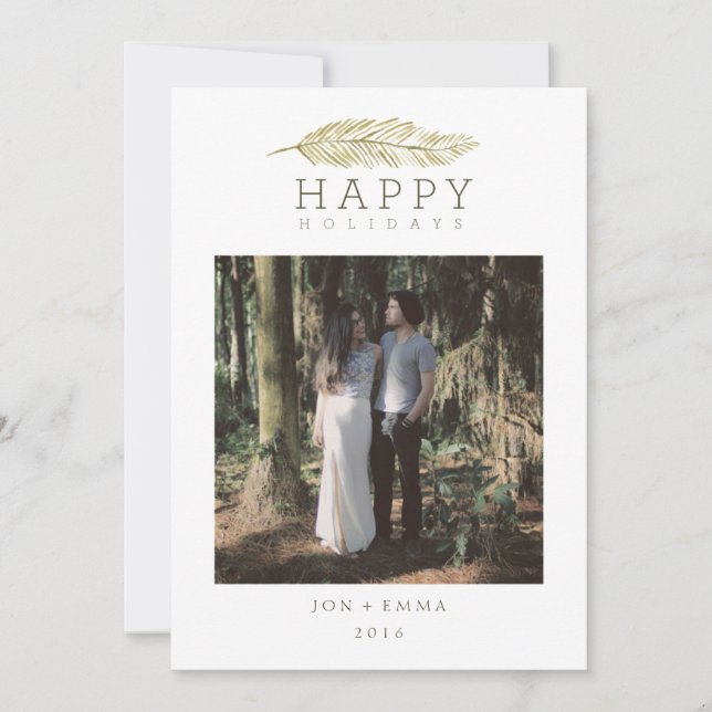 GLAD HELG WINTER GREN JULKORT (Framsida)