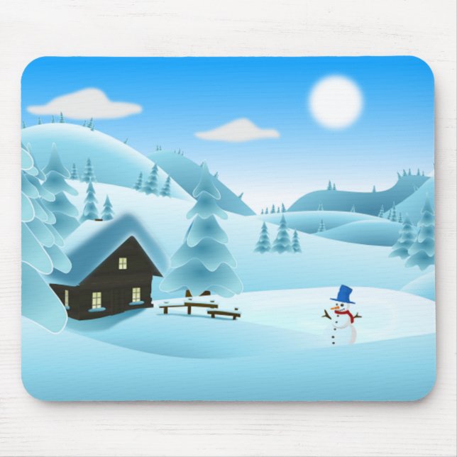 "GLAD HELG" WINTER LANDSCAPE MUSMATTA (Framsidan)
