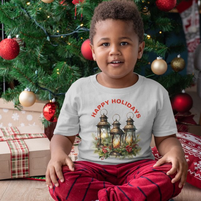 Glad helg Winter Lantern T Shirt (Skapare uppladdad)