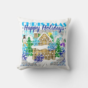 GLAD HELG Winter Wonderland Advent Kudde