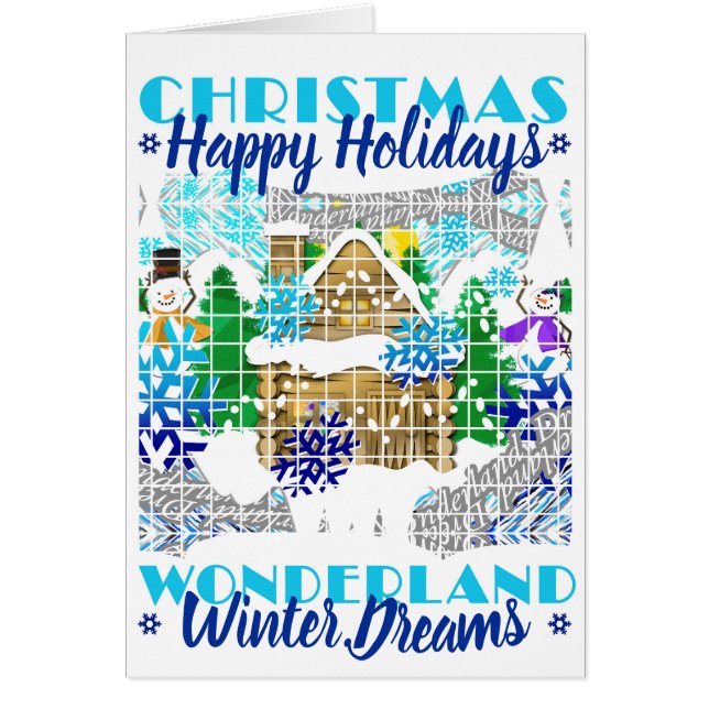 GLAD HELG | WINTER WONDERLAND DREAMS | Kort (Framsidan)