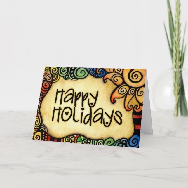 Glad helgjulkort helgkort (Framsida)