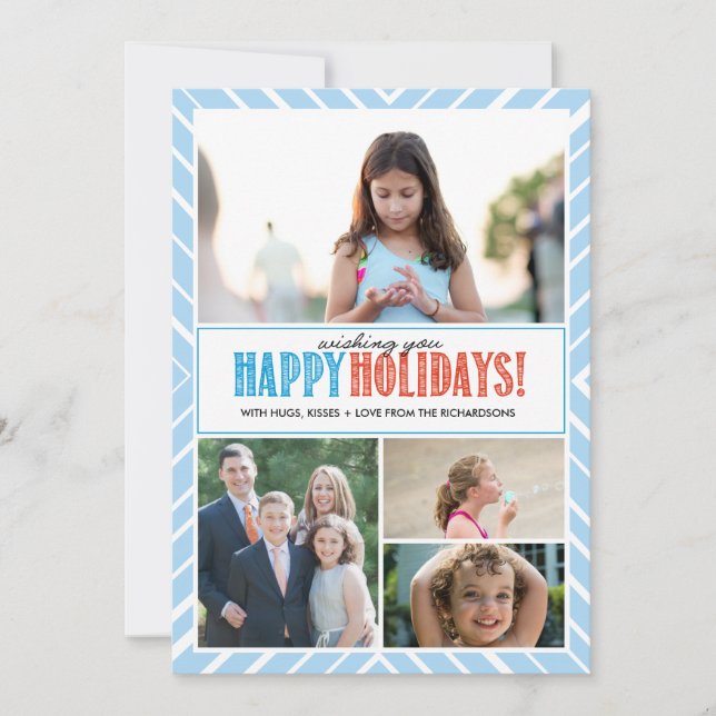 Glad helgönskemål x4 julkort (Framsida)