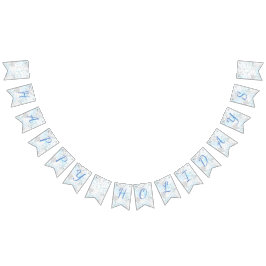 Glad helgsnöflingor - Buntingflaggor Vimplar