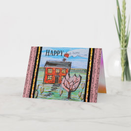 Glad hemma Mysigt hus Meddelande