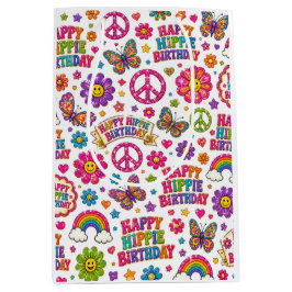 Glad Hippie Födelsedagspresentväska