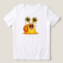 Glad Hjärt Snigel Dam Natur T-Shirt