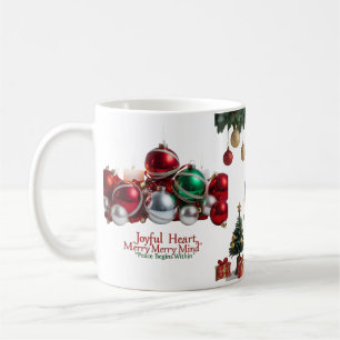 Glad hjärta, glad glädjefull ande — Klassisk jul Kaffemugg