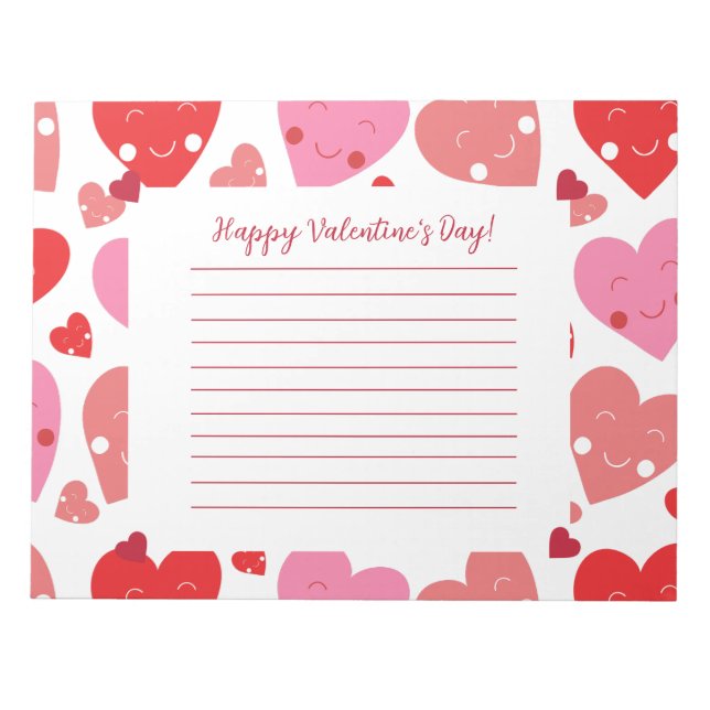 Glad hjärtans dag anteckningsblock (Framsida)