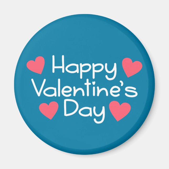 Glad hjärtans dag Kalligrafi | Magnet (Framsidan)