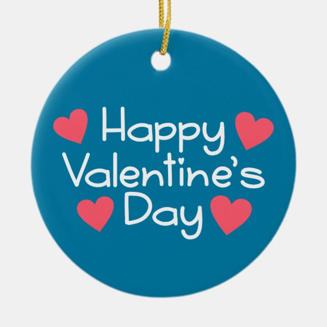 Glad hjärtans dag Kalligrafi | Ornament (Framsidan)