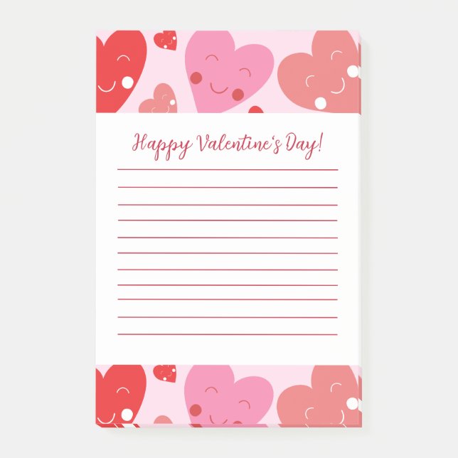 Glad hjärtans dag post-it block (Framsida)