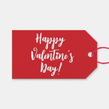 Glad hjärtans dag röd, modern manustypografi