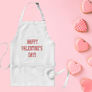 Glad Hjärtformade symbol för alla hjärtans dag Förkläde