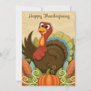 Glad högtidshelgkort för Thanksgiving Julkort
