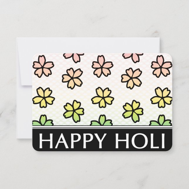 glad holi vårfestival inbjudningar (Framsida)