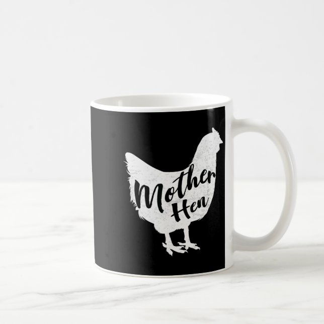 Glad hönsmamma mors dag söt kycklingpresent fo kaffemugg (Höger)