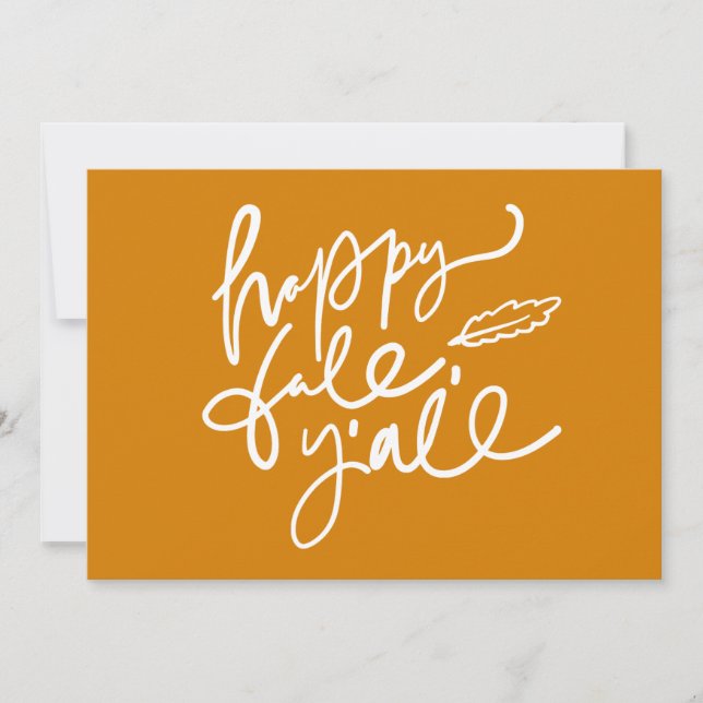 Glad höst alla ni där! kort (Framsida)