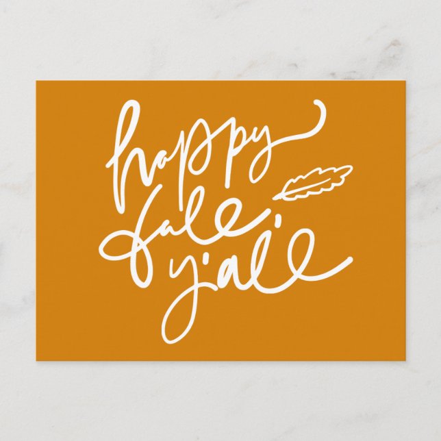 Glad höst alla ni där! vykort (Framsida)