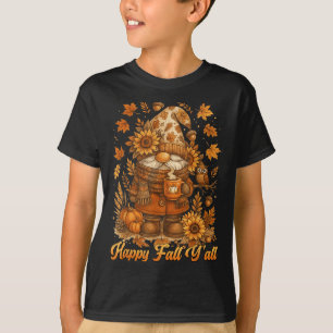 Glad höst alla Tomte Pumpa Höst Tackgivning T Shirt