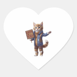 Glad höst y'all höst katt hjärta etikett